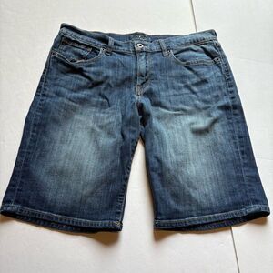Lucky Brand Women's Faded Blue Bermuda Jean Shorts Size 10/30